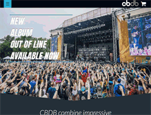 Tablet Screenshot of cbdbmusic.com